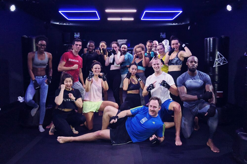 GROUP BOOKINGS - Reserve individual spots in one of our regular FLYKICK classes on the timetable. Whether it’s just you and a client or your whole team, benefit from the Corporate Discounts that we have available.To make your life easier, we can structure this as a regular weekly or monthly booking.This also includes rental gloves, wraps, all of our luxury amenities & facilities.Whether you’re looking for team-building, a fun social activity or rewards and incentives following a period of hard-work… Our classes are the perfect way to support the wellness of your team!